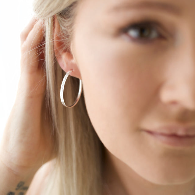 Hammered Hoops