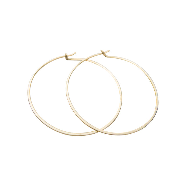 WS Earrings | Large Hoops