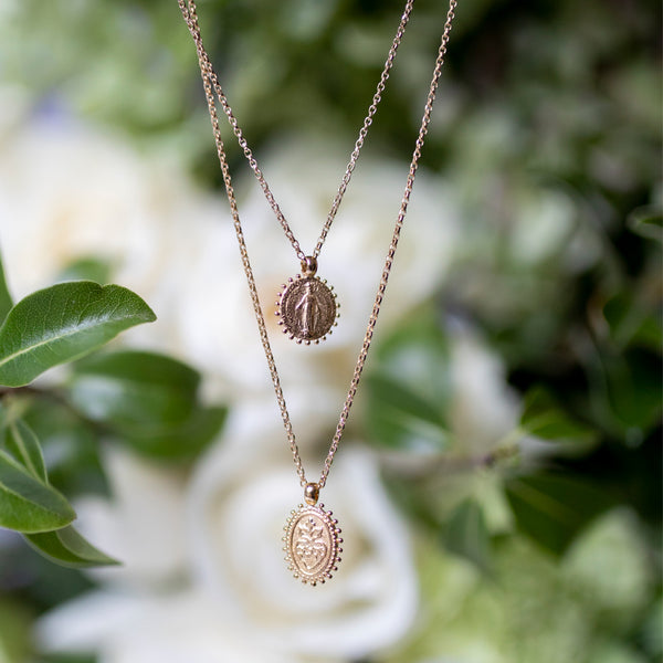 Necklace 22k Coin Mary Unique Boutique Homeware Gifts Online