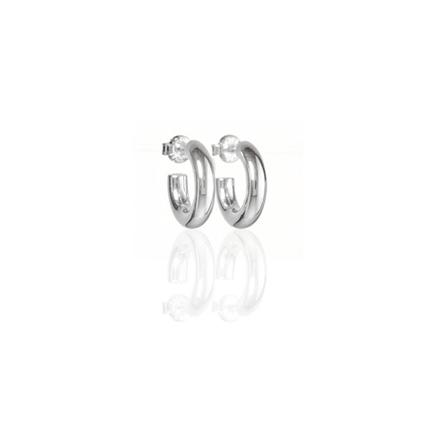 WS Earrings | Thick Hoops
