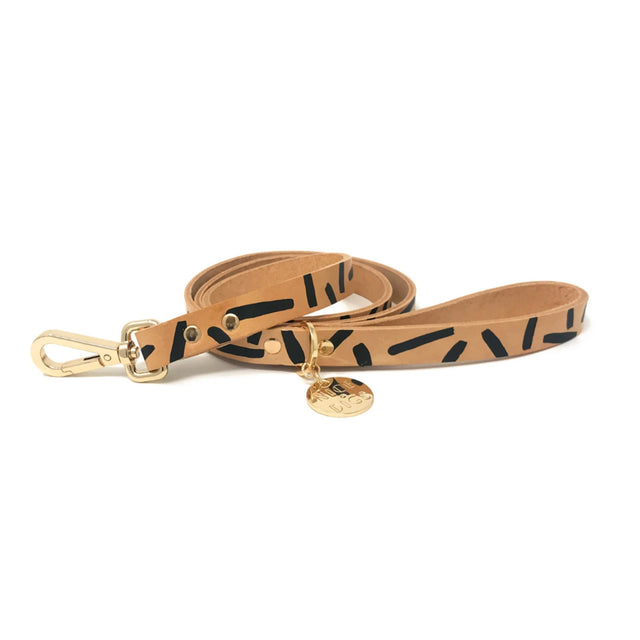 Tiggy Leather Leash | Black