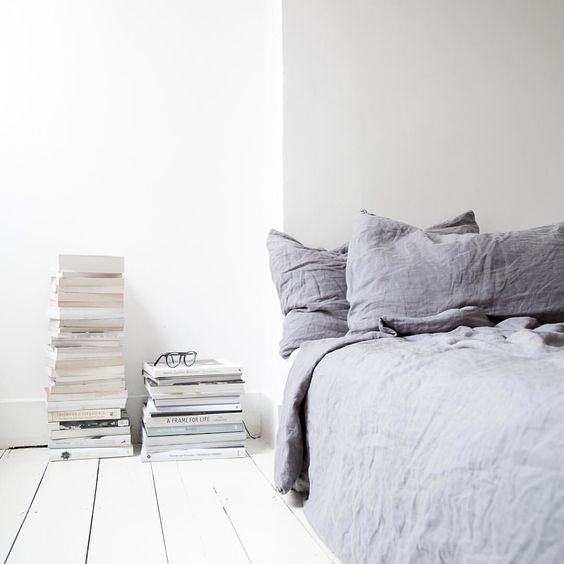 Linen cushion covers & soft toned hues