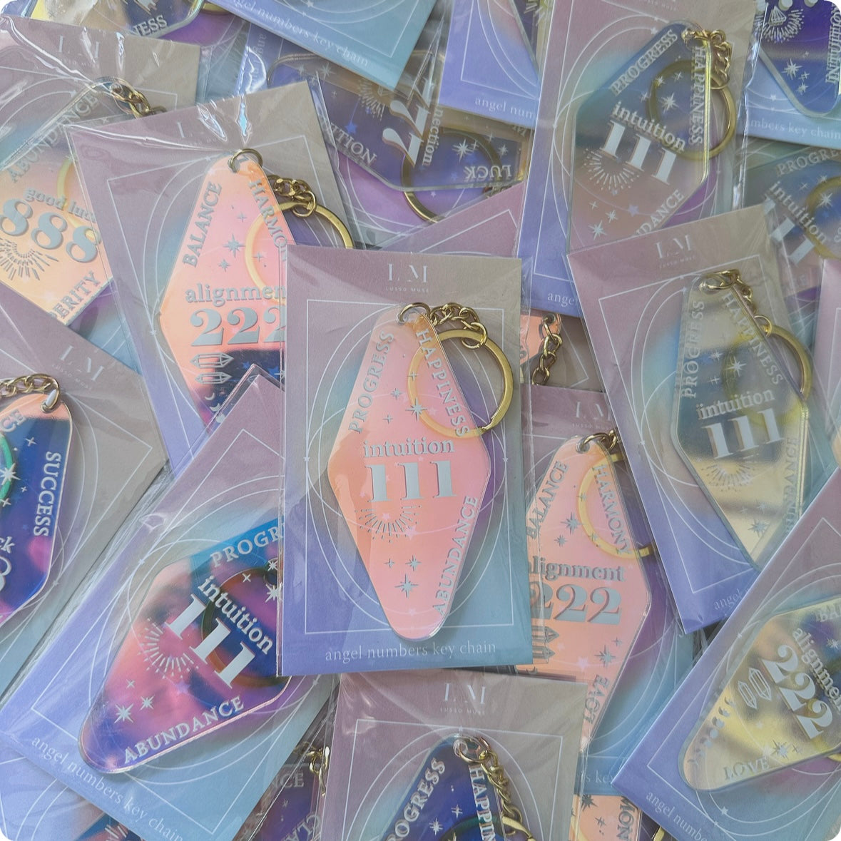 Angel Numbers Keychains