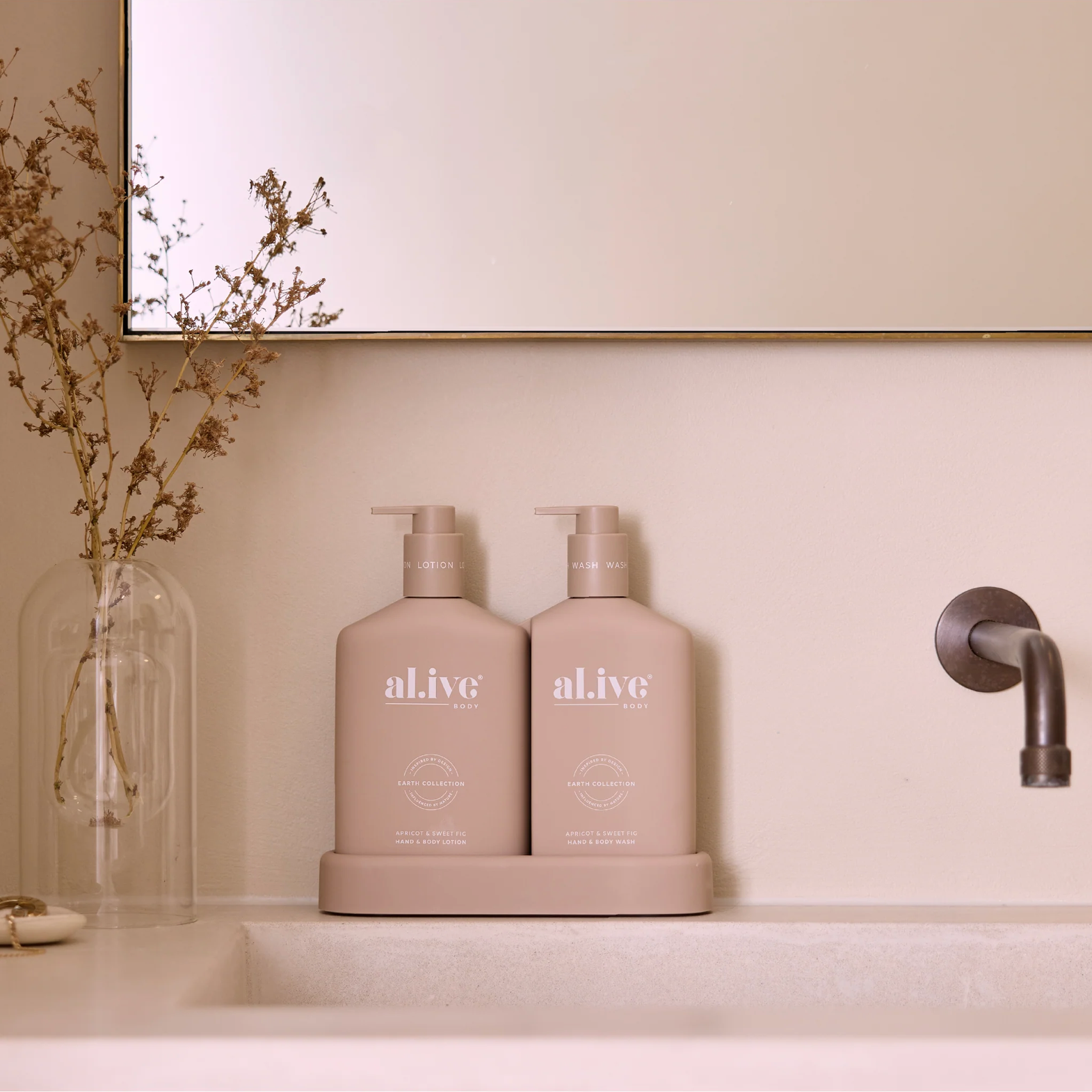 Al.ive | APRICOT & SWEET FIG set with tray