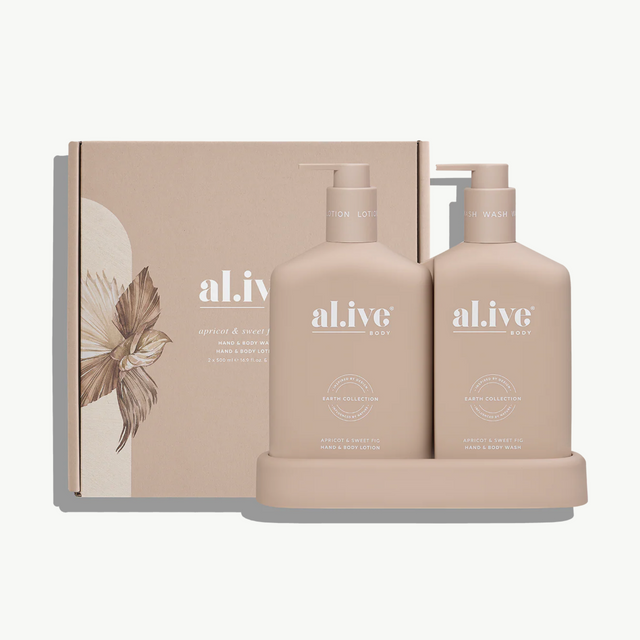 Al.ive | APRICOT & SWEET FIG set with tray