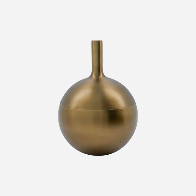 Ice Bucket | Antique Brass Finish