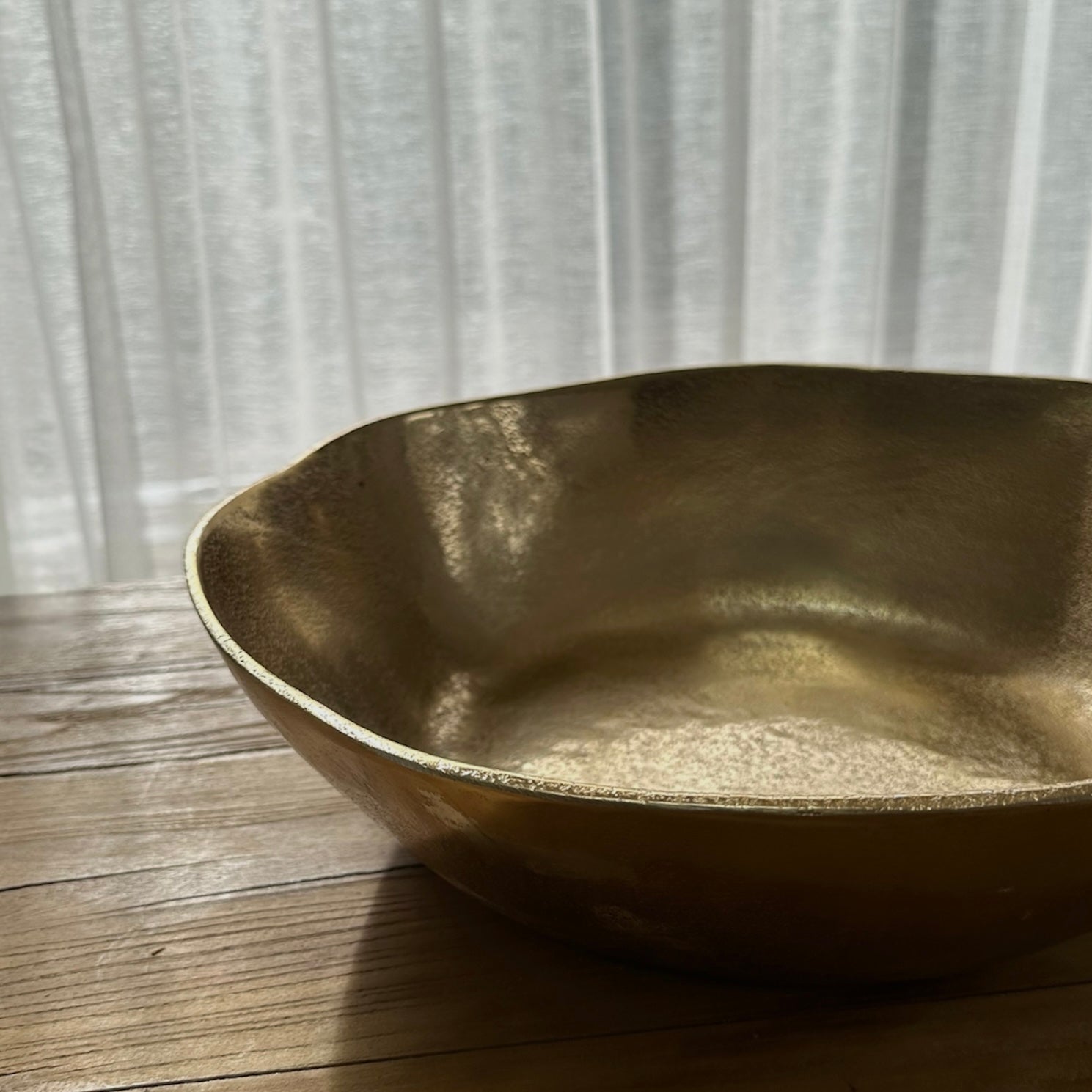 Gold Bowl | Large Organic finish