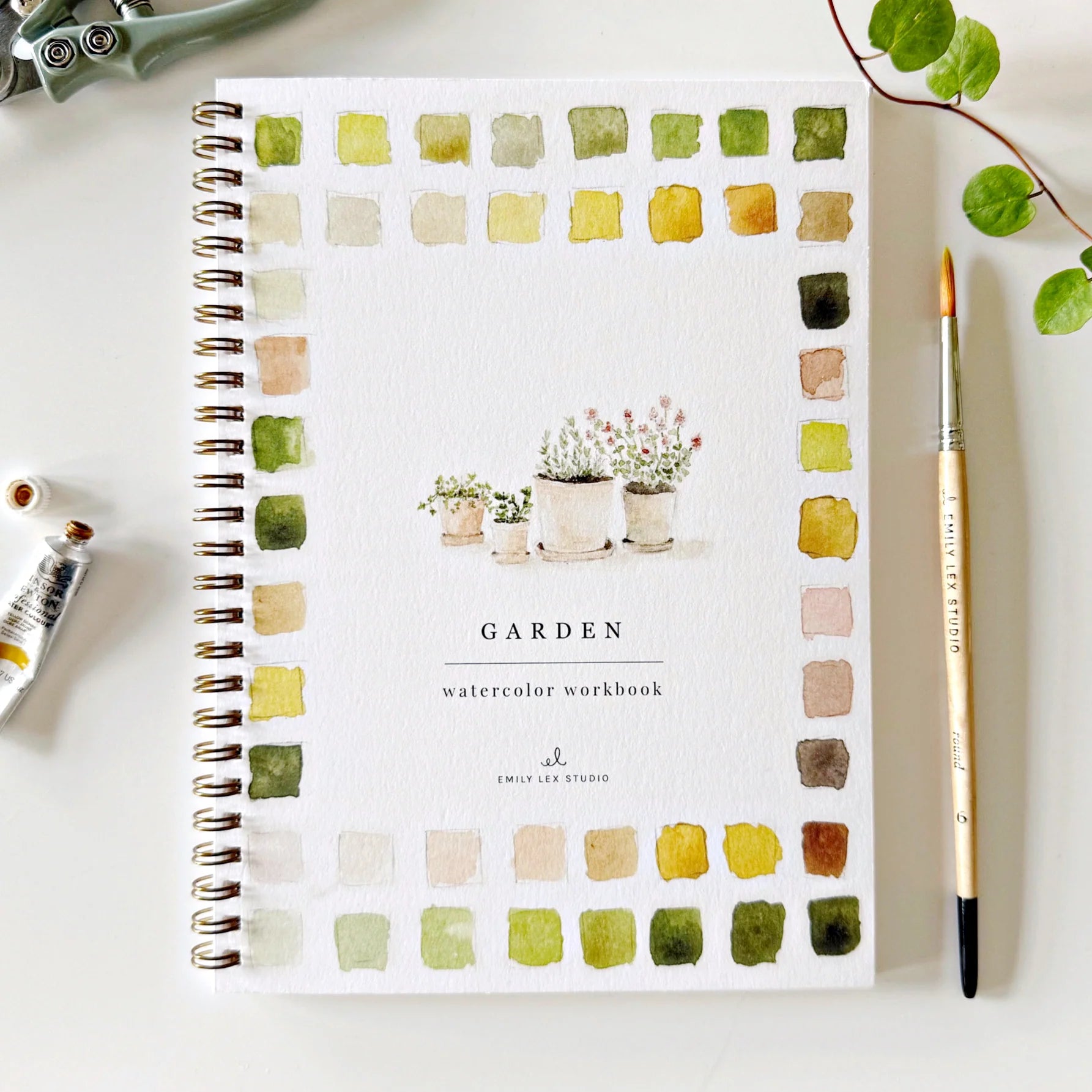 Garden watercolor workbook to purchase in New Zealand