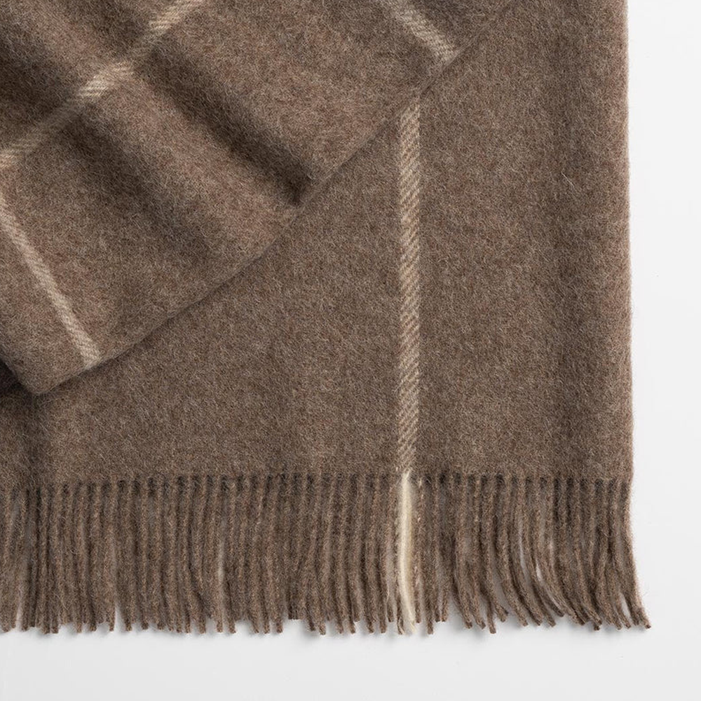 100% Wool Throw | Ranfurly Oak