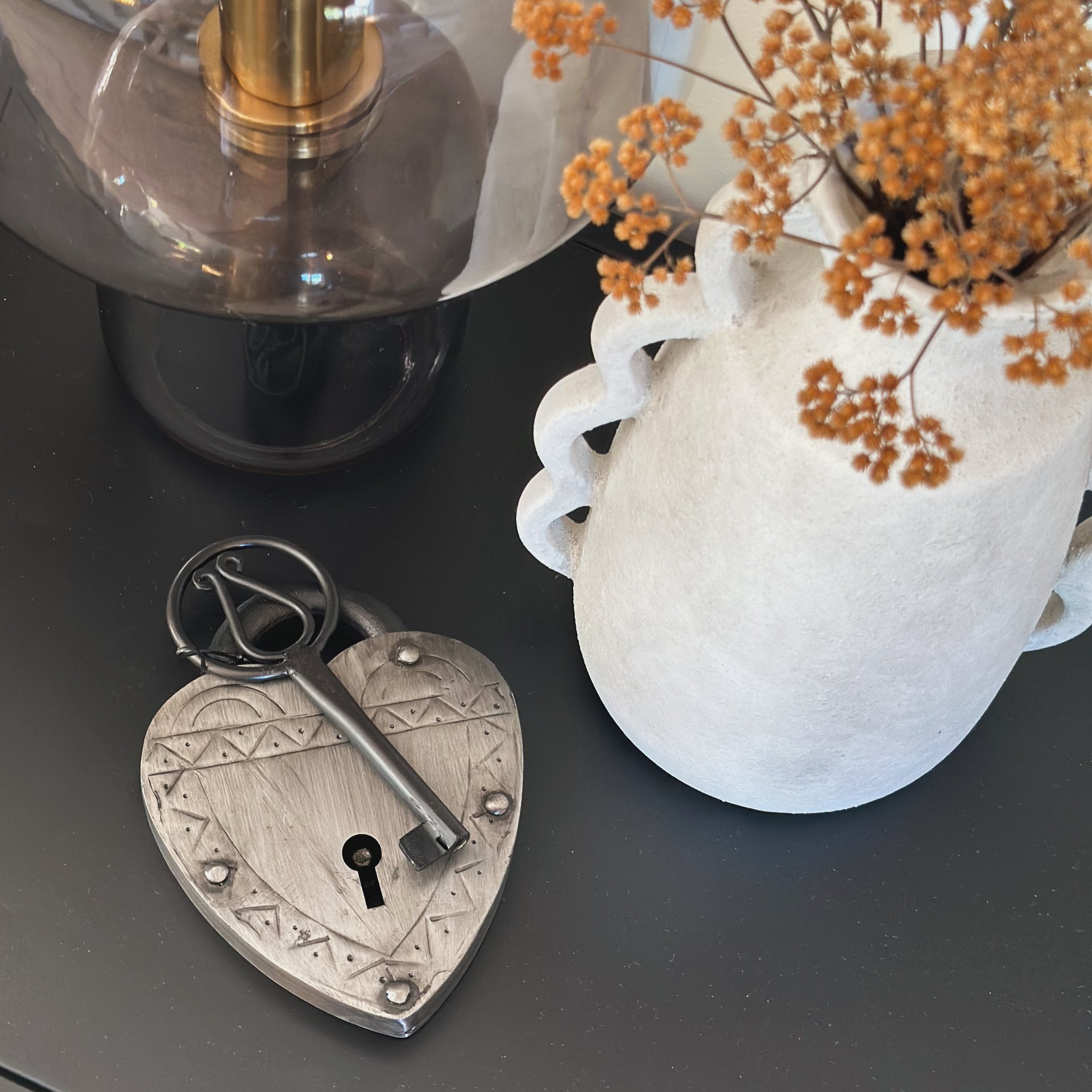 Lock | Heart Lock with Key