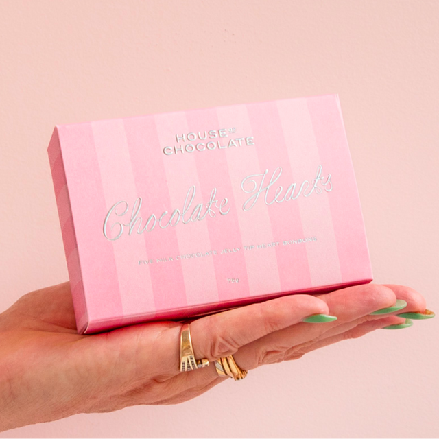 New Zealand Made Milk Chocolate Hearts