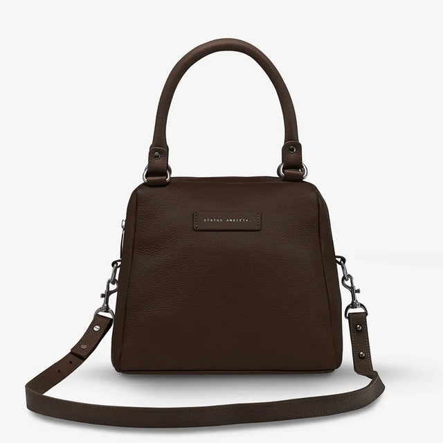 Chocolate Brown handbag by Status Anxiety Queenstown New Zealand stockists