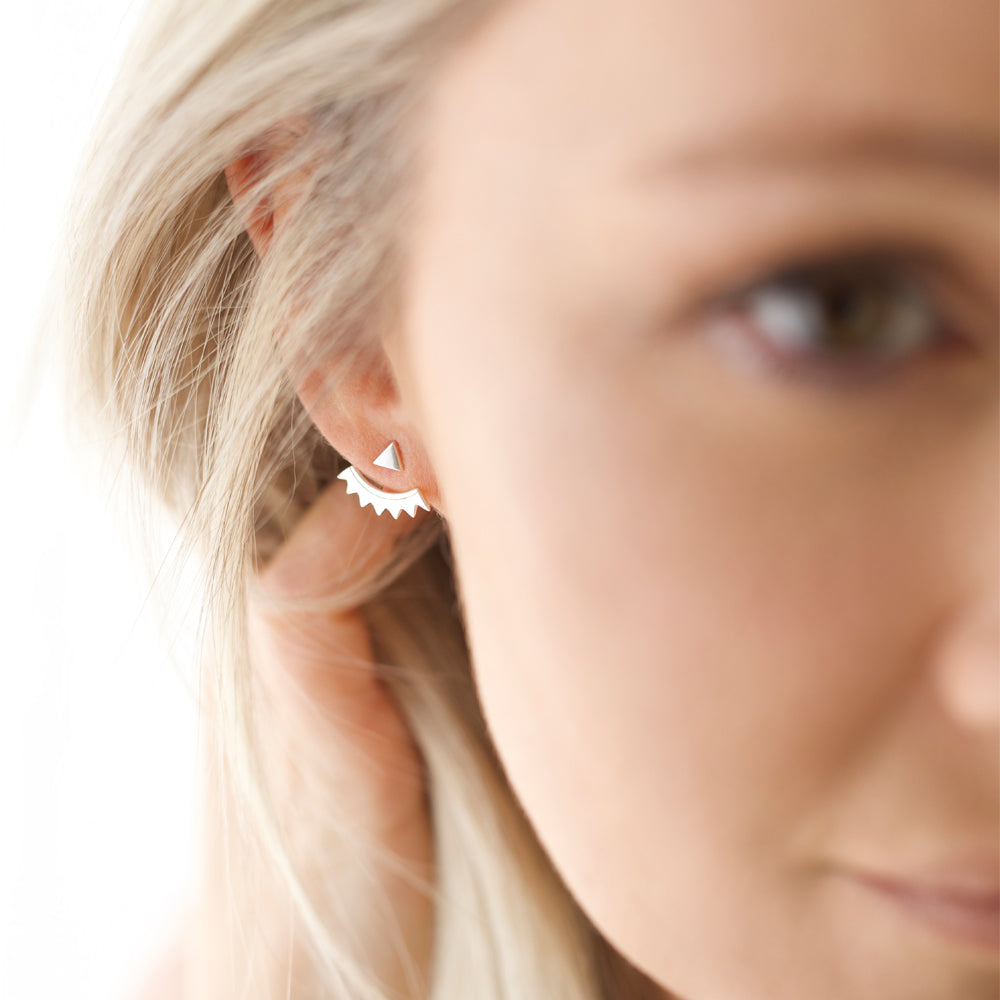 Earrings | Triangle Ear Jackets