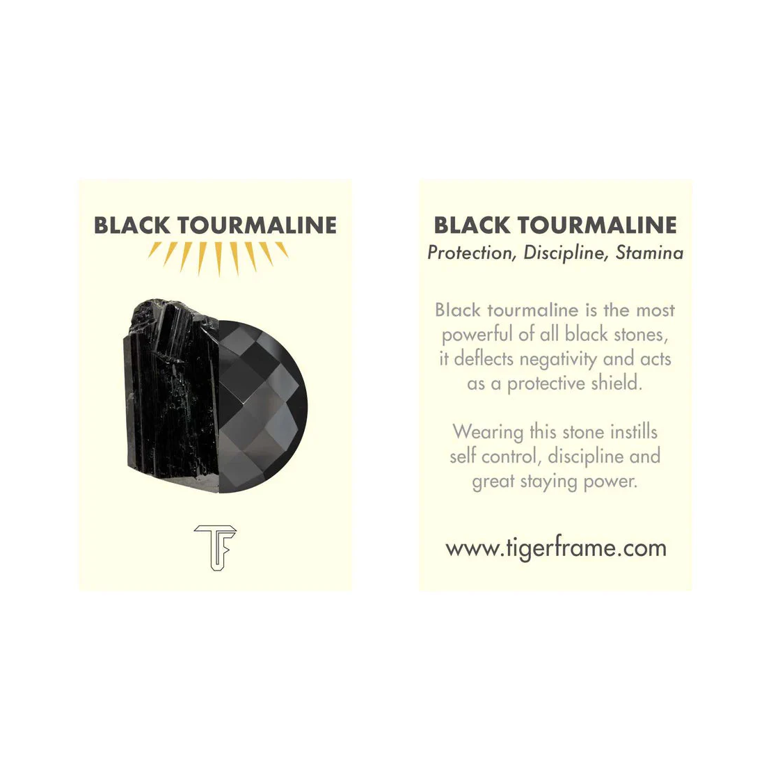 Bracelet | Black Tourmaline & Gold Chain