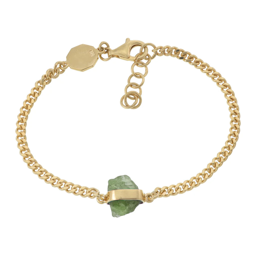 Bracelet | Peridot & Gold Chain
