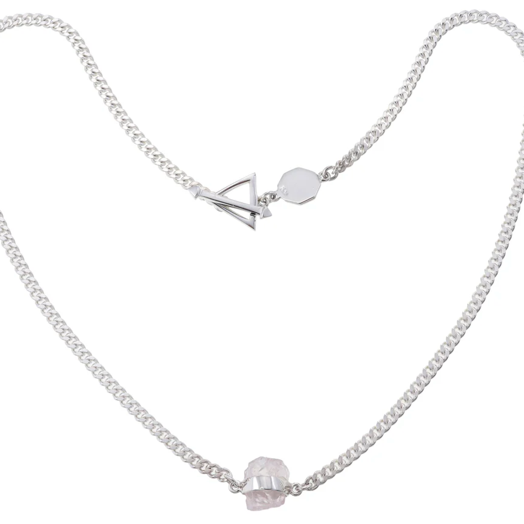 Necklace | Rose Quartz & Silver