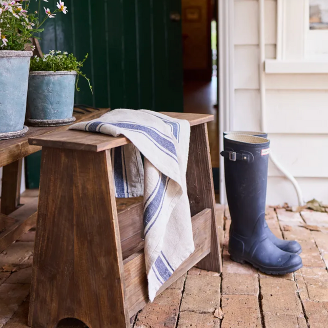 Stool with Storage shelf