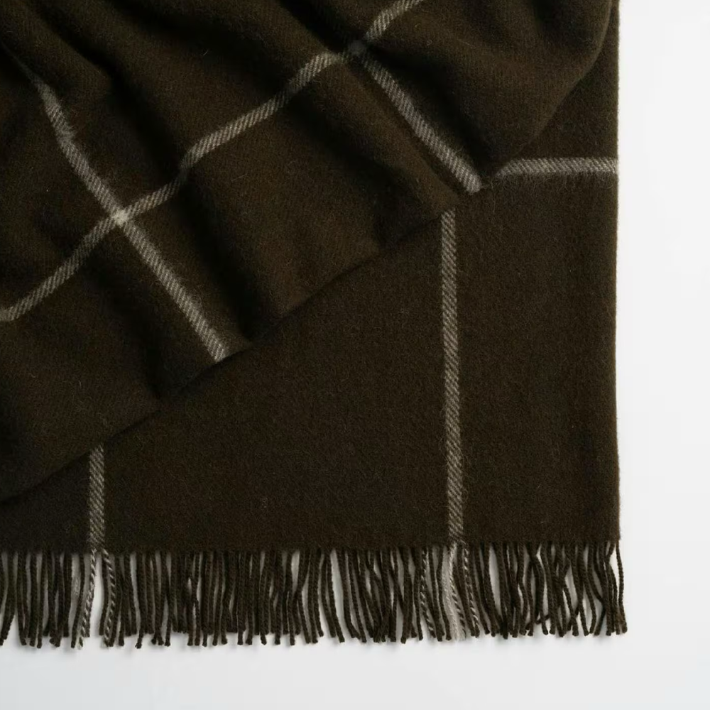 100% Wool Throw | Ranfurly Kelp