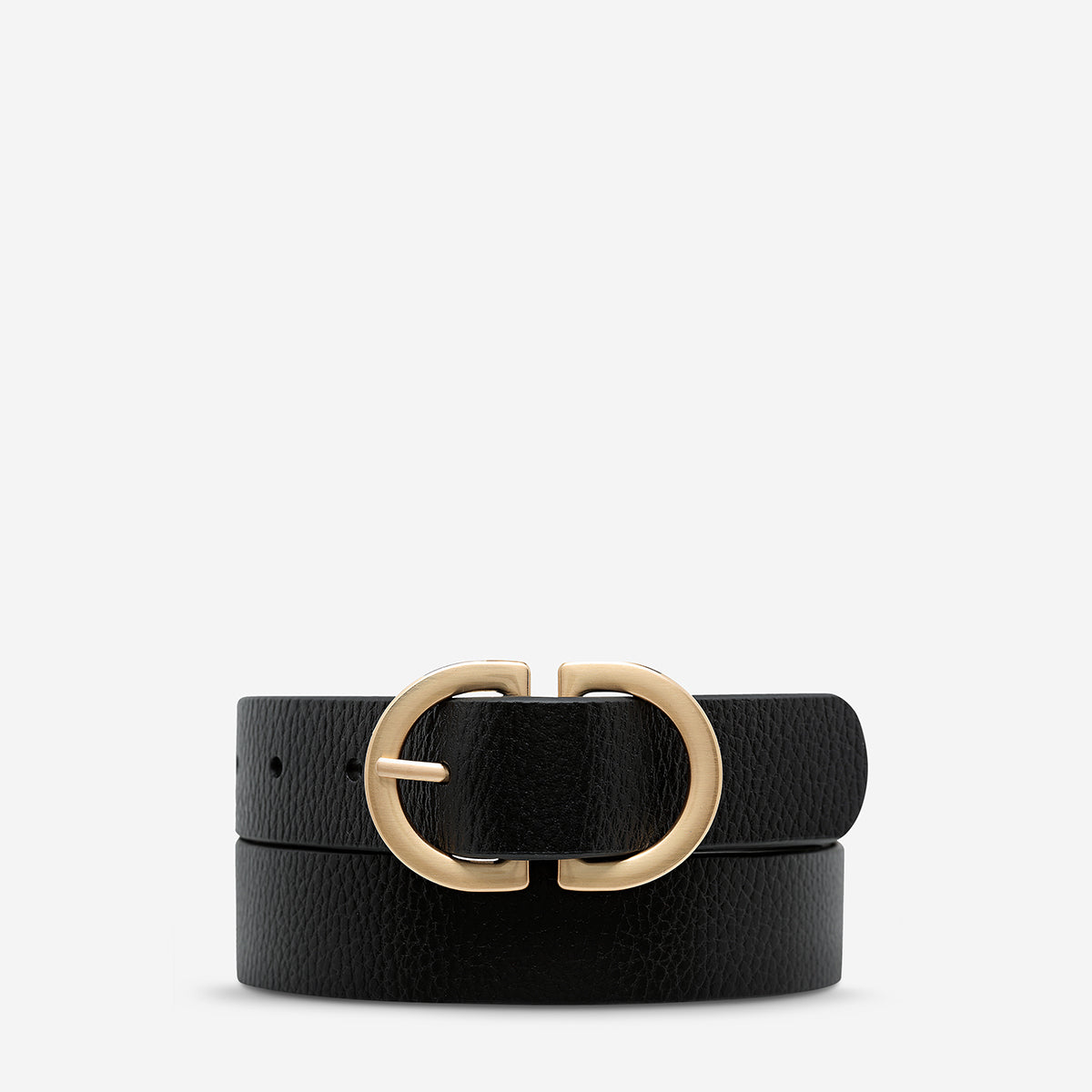 Status Anxiety | In Reverse Belt BLACK/GOLD