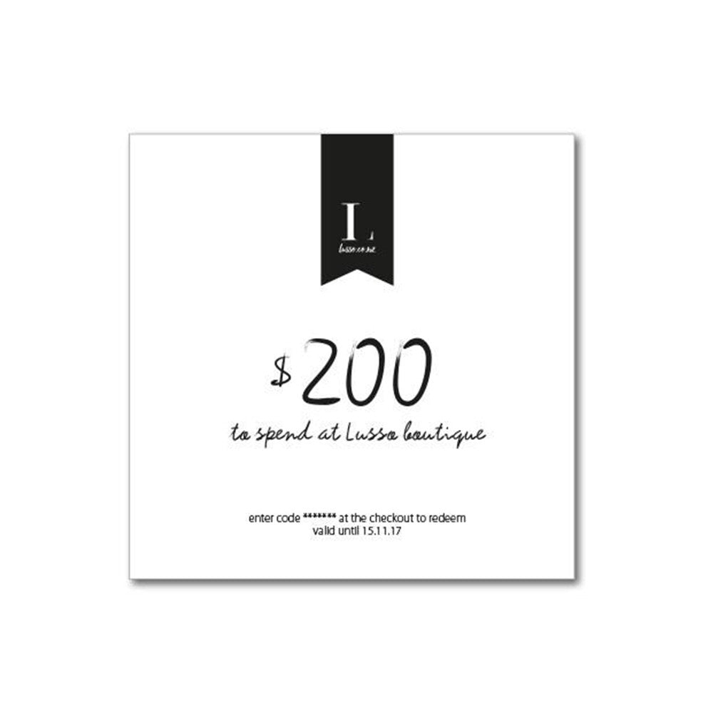 Lusso Boutique | $200 voucher