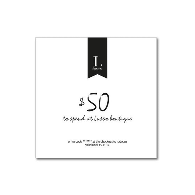 Lusso Boutique | $50 voucher