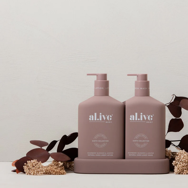 Al.ive | RASPBERRY BLOSSOM & JUNIPER set with tray