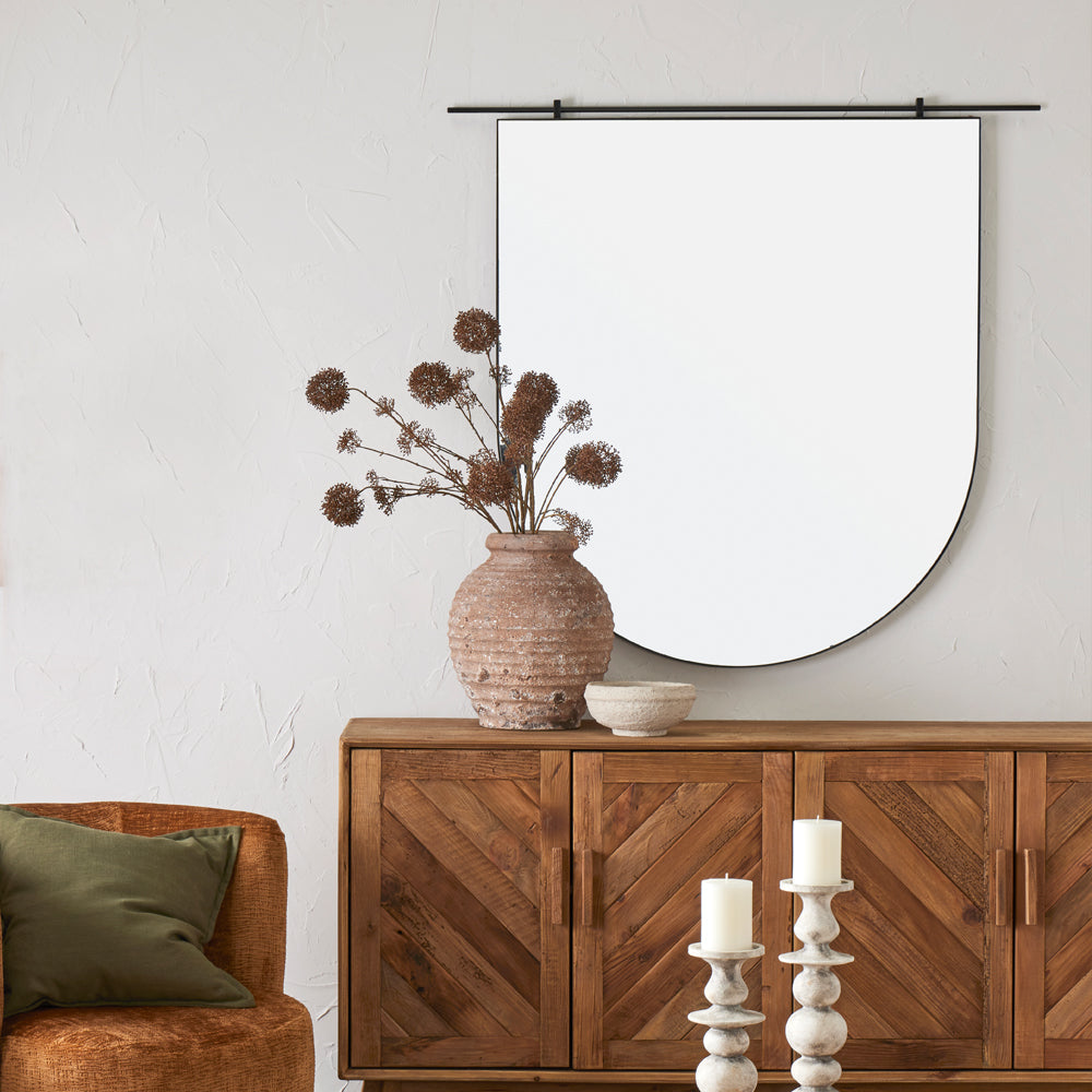 Black Arch Mirror