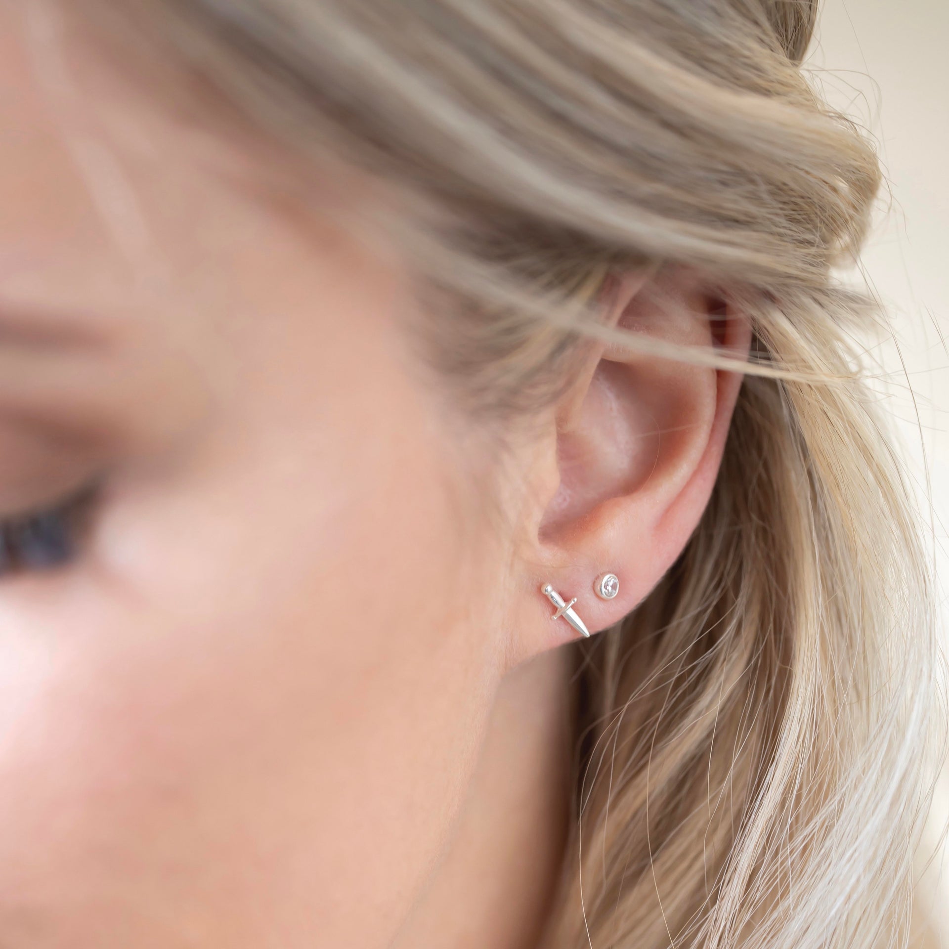 Earrings | Mini Dagger Stud