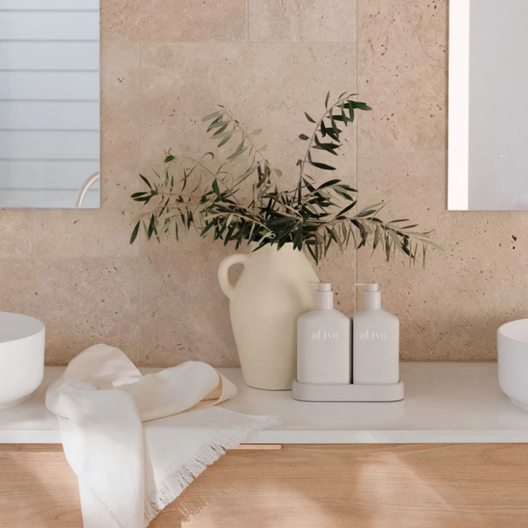Al.ive | SEA COTTON & COCONUT set with tray