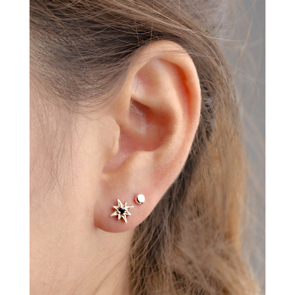 WS Earrings | Northern Star Onyx