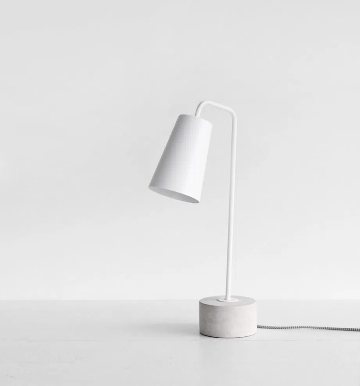 Table Lamp | White / Concrete
