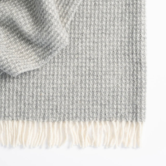 100% Wool Throw | Grey