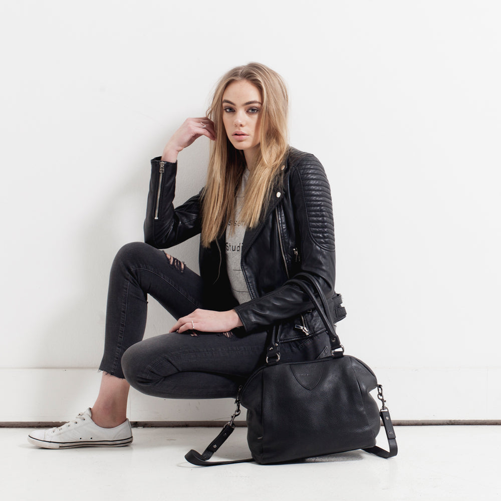 black leather handbags online new zealand