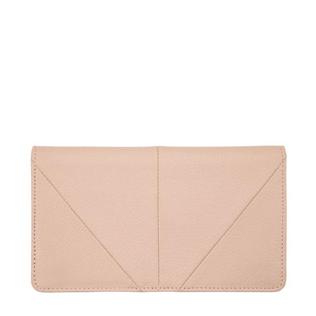 Dusty Pink Blush Leather Wallet
